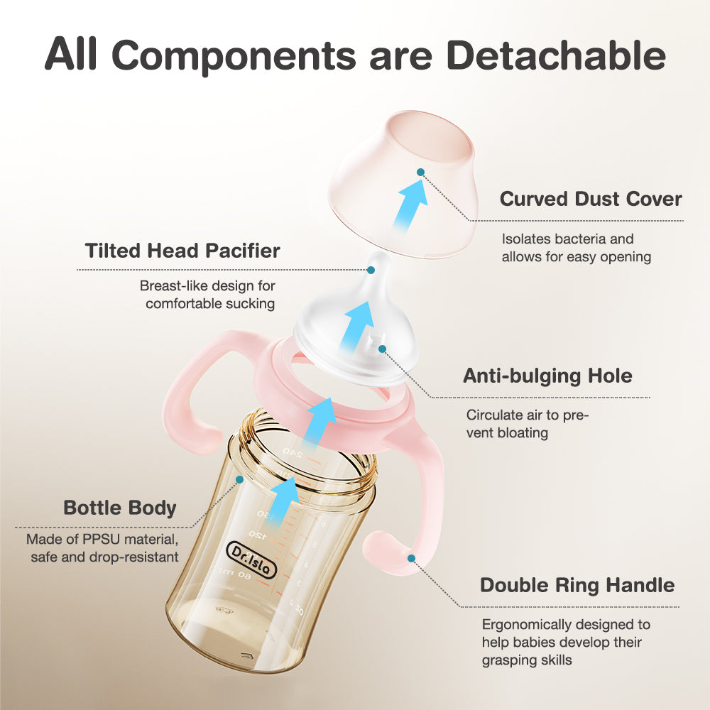 PPSU Angled Baby Bottle - PS74