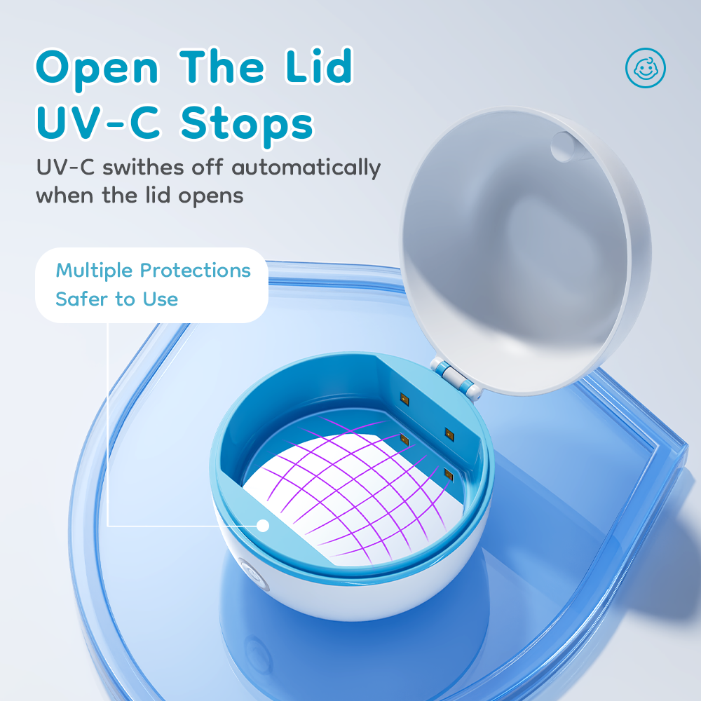 Portable UV-C Pacifier Sterilizer Case - US02